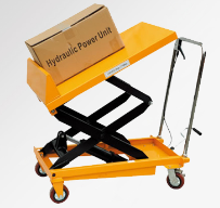 Warehouse cargo loading and unloading platform truck