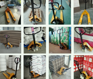 Manual hydraulic forklift is a good helper for transporting and organizing materials in the warehouse