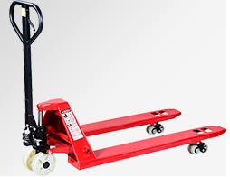What are the components of a manual hydraulic transport vehicle