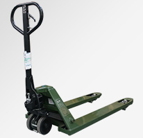 The working process of the hydraulic system of a manual hydraulic transport vehicle