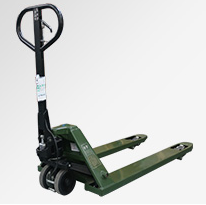 The working process of the hydraulic system of a manual hydraulic transport vehicle