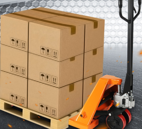 Which type of manual handling vehicle has silent wheels