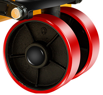 Why do supermarkets use PU wheels as the wheels for manual hydraulic transport vehicles