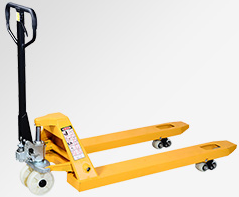 Efficient operation of manual pallet trucks for warehouse cargo handling